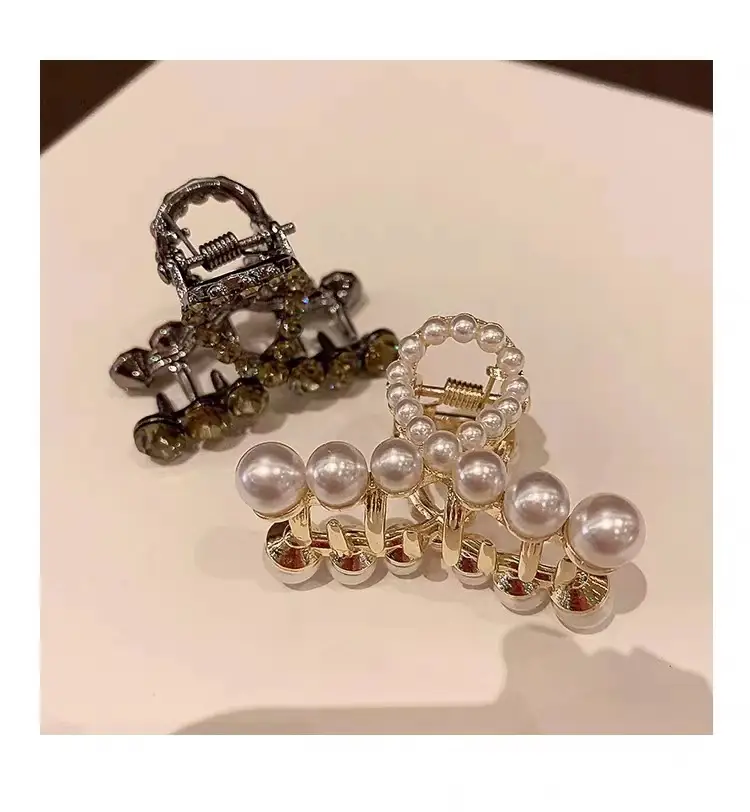Pearl Hair Clip Small Female Hairpin 4.2x2.6cm — feature 25