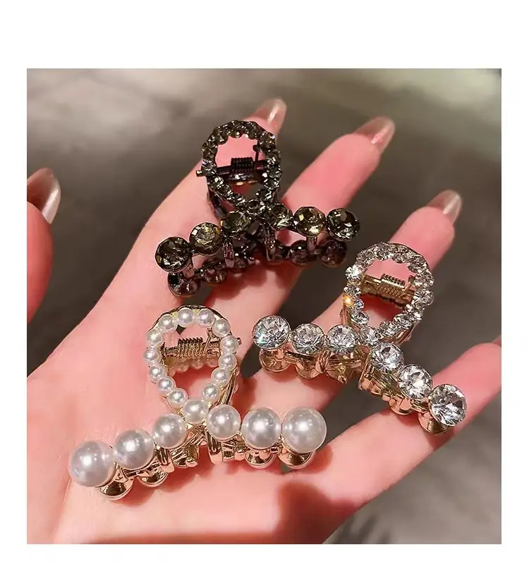 Pearl Hair Clip Small Female Hairpin 4.2x2.6cm — feature 6
