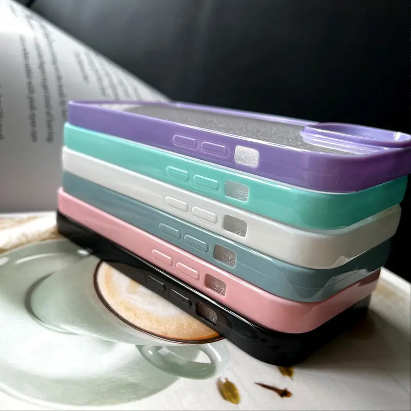 Transparent Apple 17" Mobile Phone Case with Glue Cream - Image 10