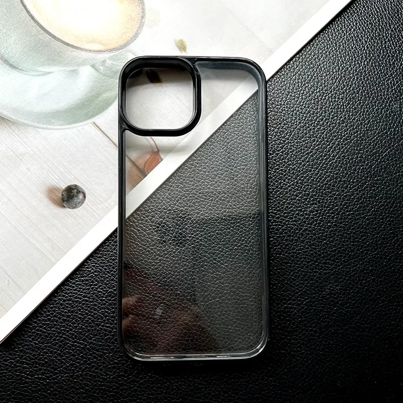 Transparent Apple 17" Mobile Phone Case with Glue Cream - Image 2