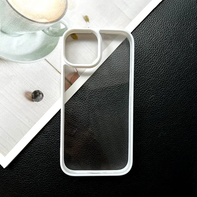 Transparent Apple 17" Mobile Phone Case with Glue Cream - Image 3
