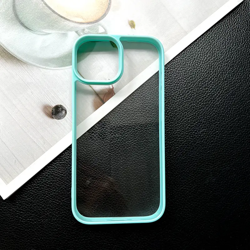 Transparent Apple 17" Mobile Phone Case with Glue Cream - Image 5