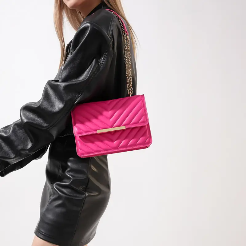2023 Women's Mint Quilted Shoulder Messenger Bag - Image 11