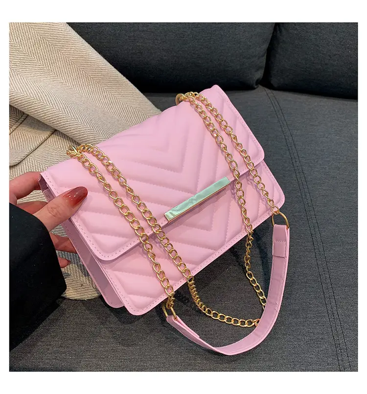 2023 Women's Mint Quilted Shoulder Messenger Bag - Image 7