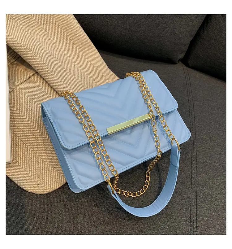 2023 Women's Mint Quilted Shoulder Messenger Bag - Image 8