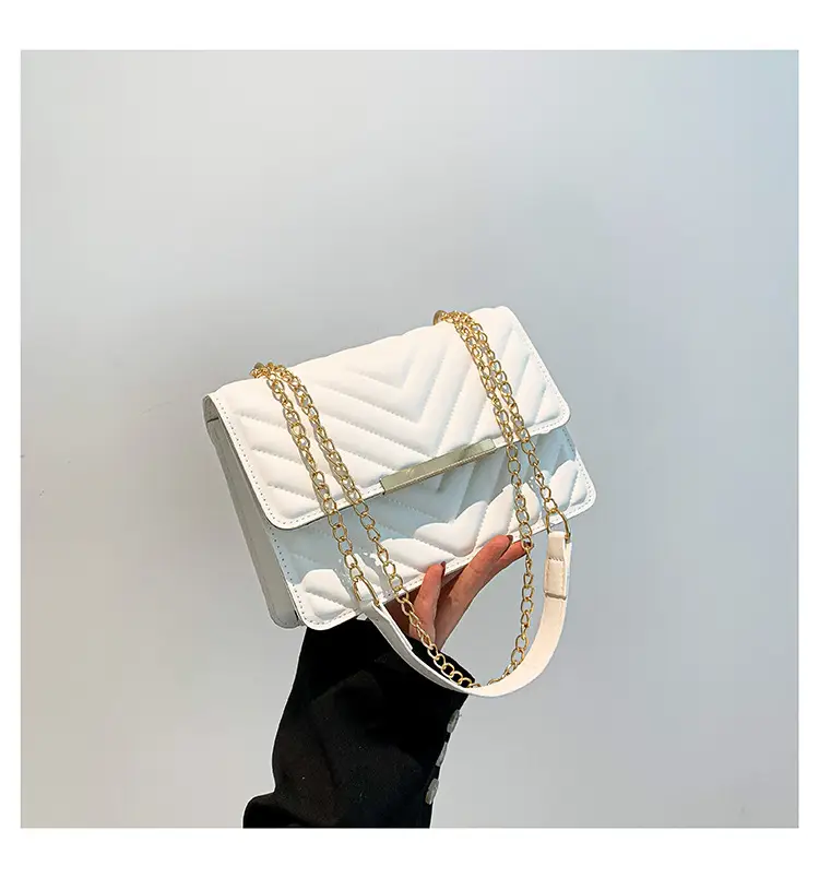 2023 Women's Mint Quilted Shoulder Messenger Bag - Image 9