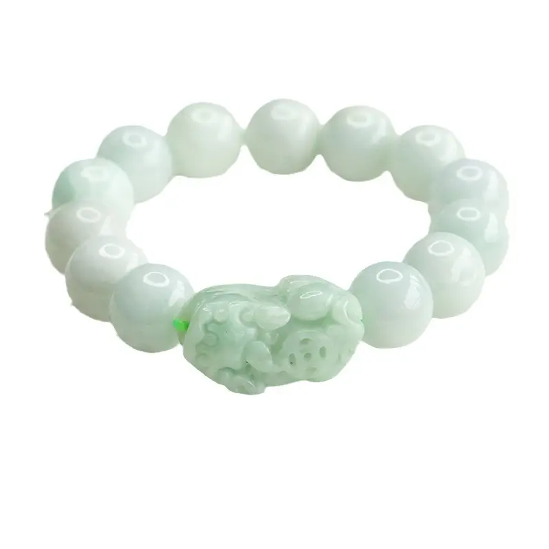Natural Jade Pixiu Bracelet Old Mine Grade - Image 6