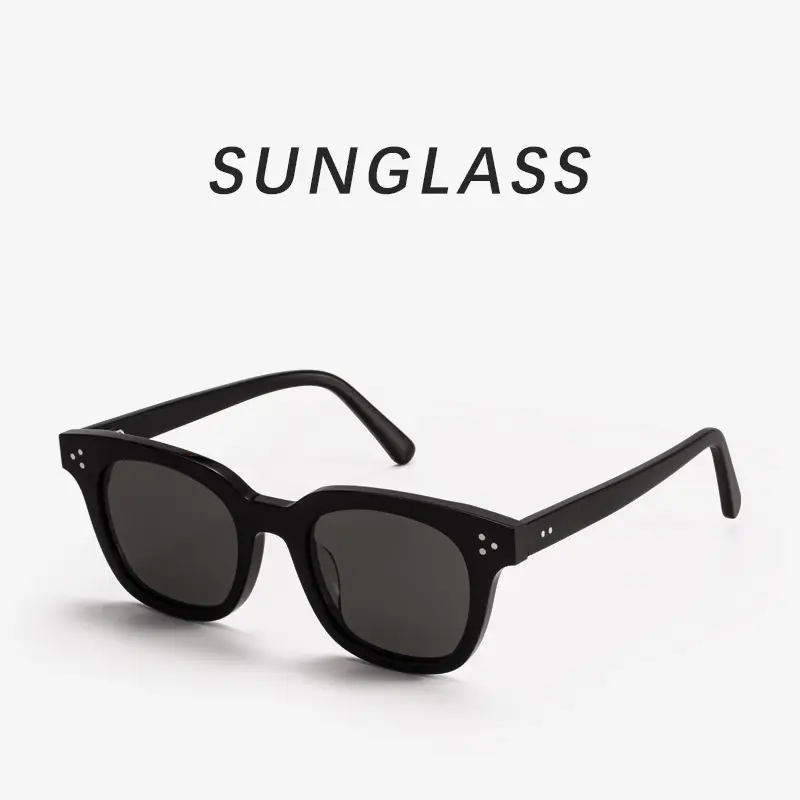 Black Acetate Sunglasses for Women High Density Premium - Image 4