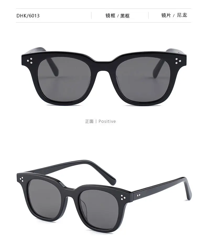 Black Acetate Sunglasses for Women High Density Premium β feature 8