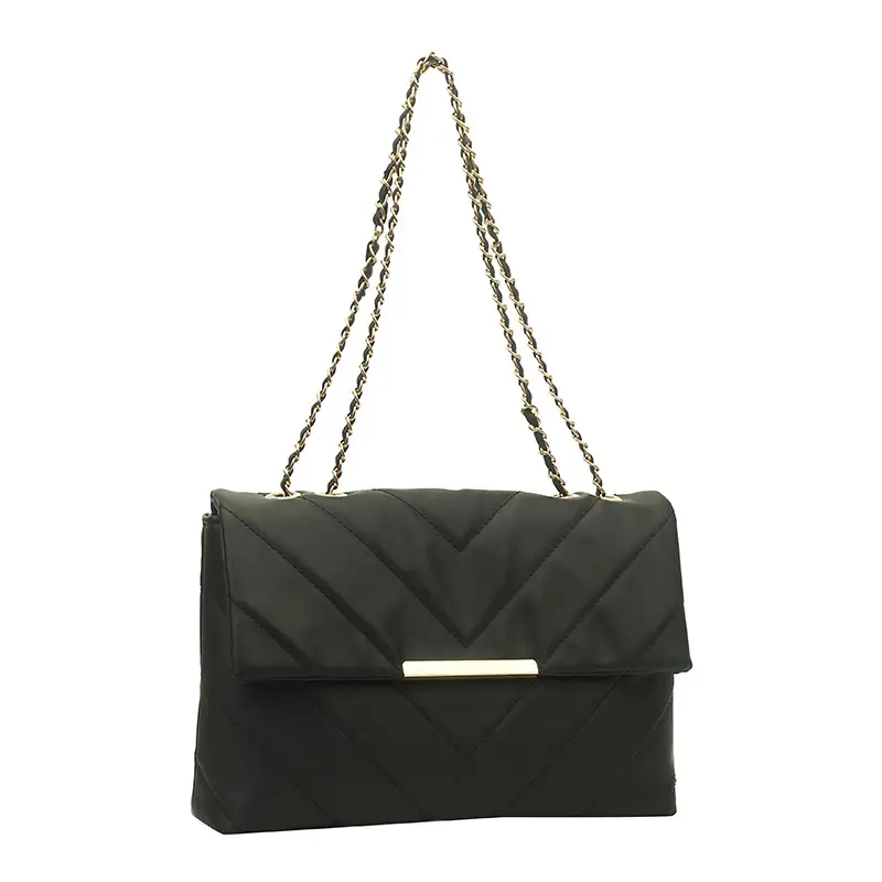 Women's Black Chain Shoulder Bag 2023 - Image 9