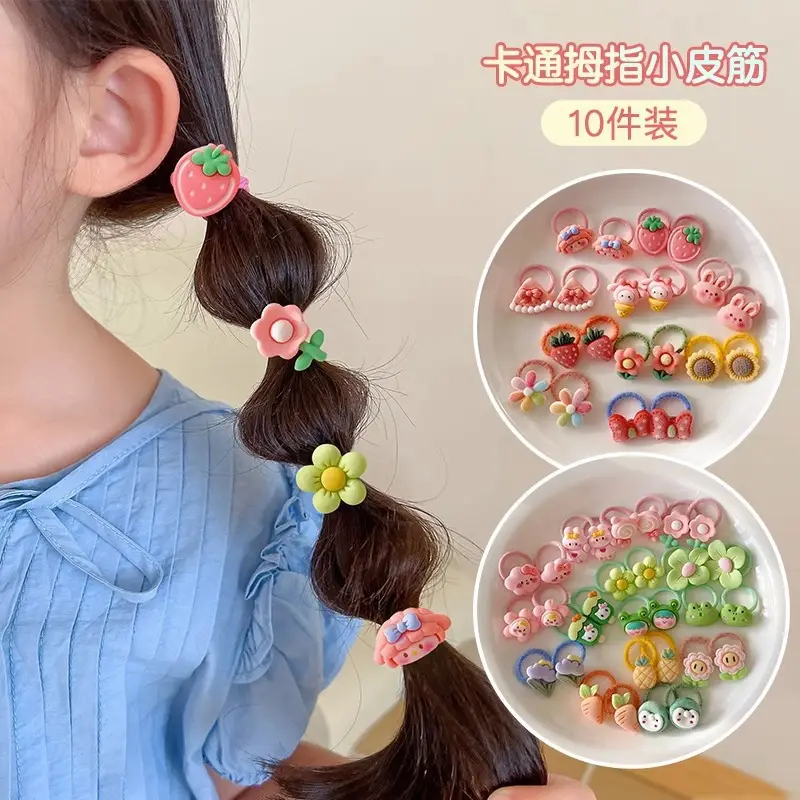 Pink Cartoon Baby Hair Bands Set of 2 — feature 2