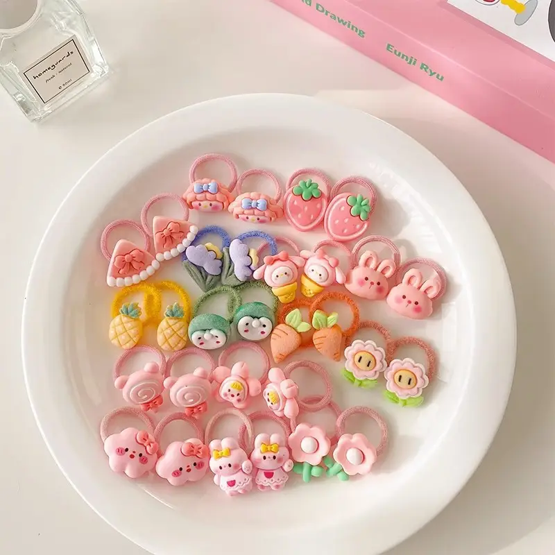 Pink Cartoon Baby Hair Bands Set of 2 — feature 4