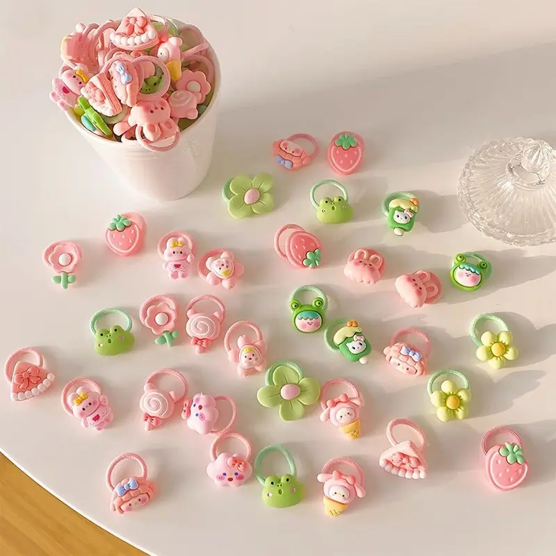 Pink Cartoon Baby Hair Bands Set of 2 — feature 8