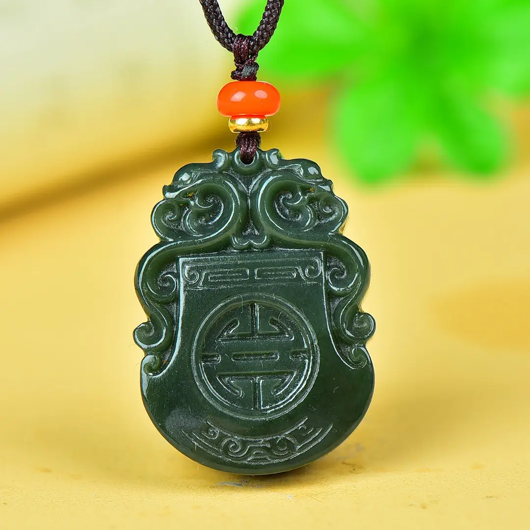 Hetian Jade Dragon Pendant with 2024 Design - Image 3