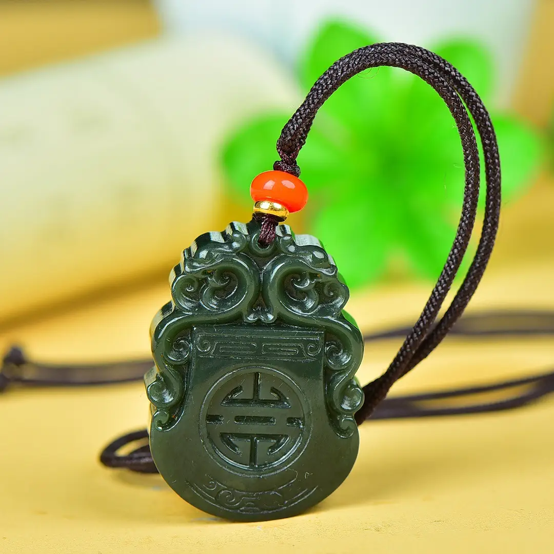 Hetian Jade Dragon Pendant with 2024 Design - Image 4