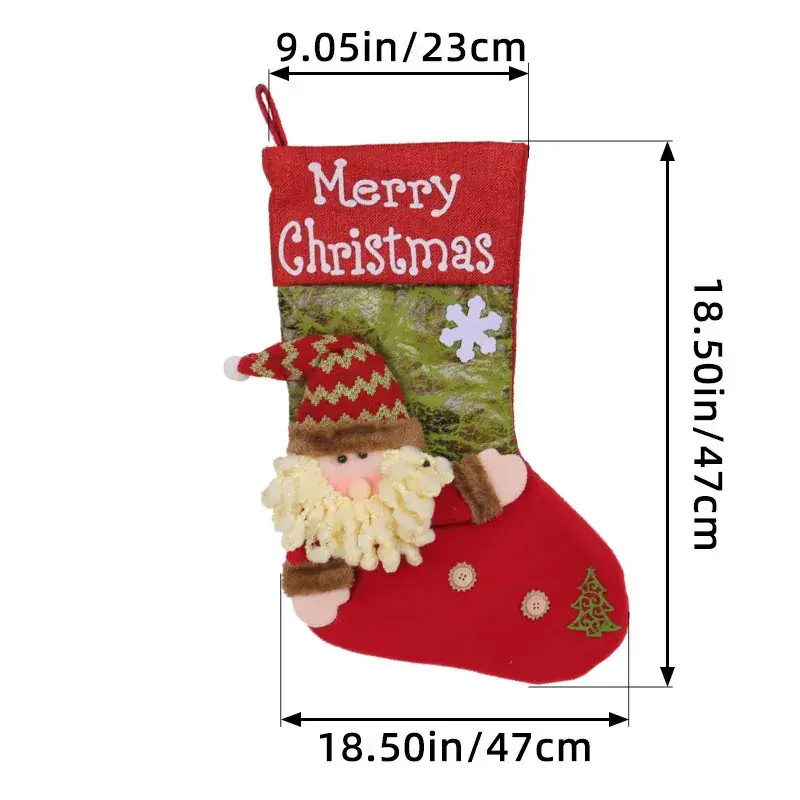 2023 Christmas Socks Santa Claus Extra Large Thickened - Image 7