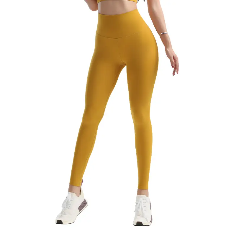 Black High Waist Yoga Pants for Women European American Fit
