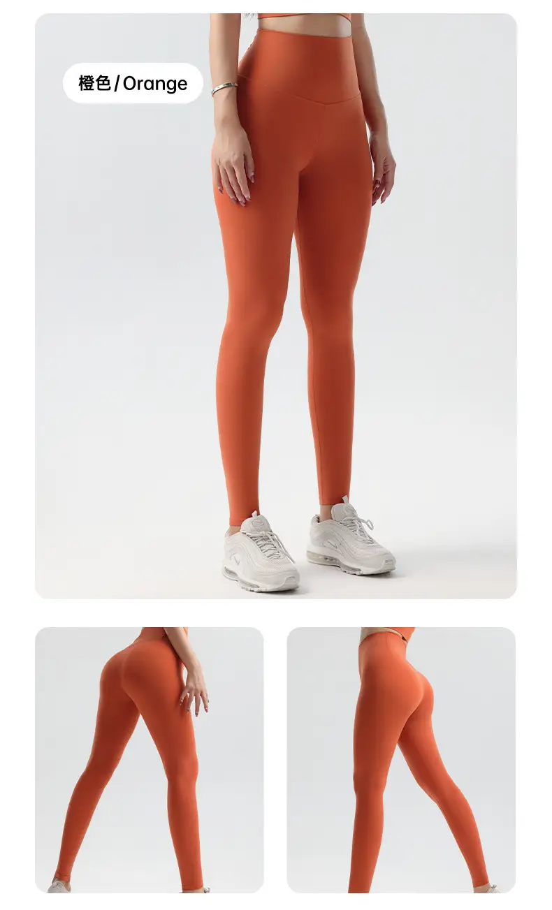 Black High Waist Yoga Pants for Women European American Fit — feature 20