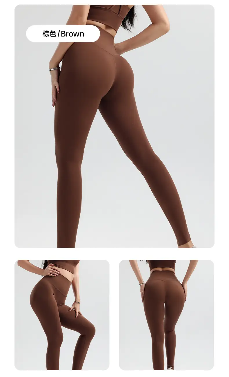 Black High Waist Yoga Pants for Women European American Fit — feature 21