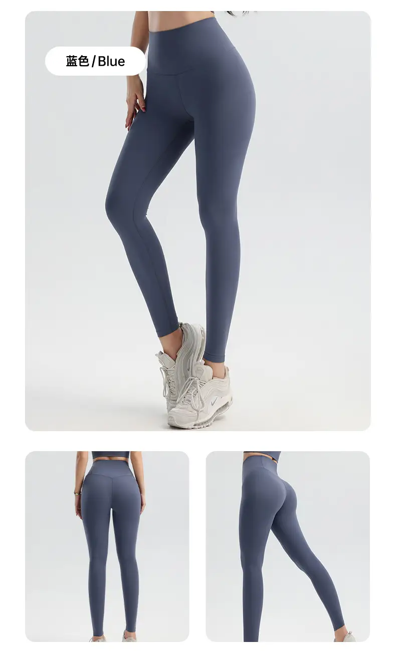 Black High Waist Yoga Pants for Women European American Fit — feature 22