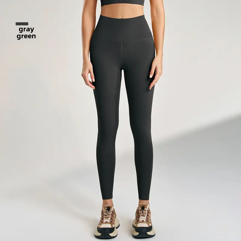Black High Waist Yoga Pants for Women European American Fit