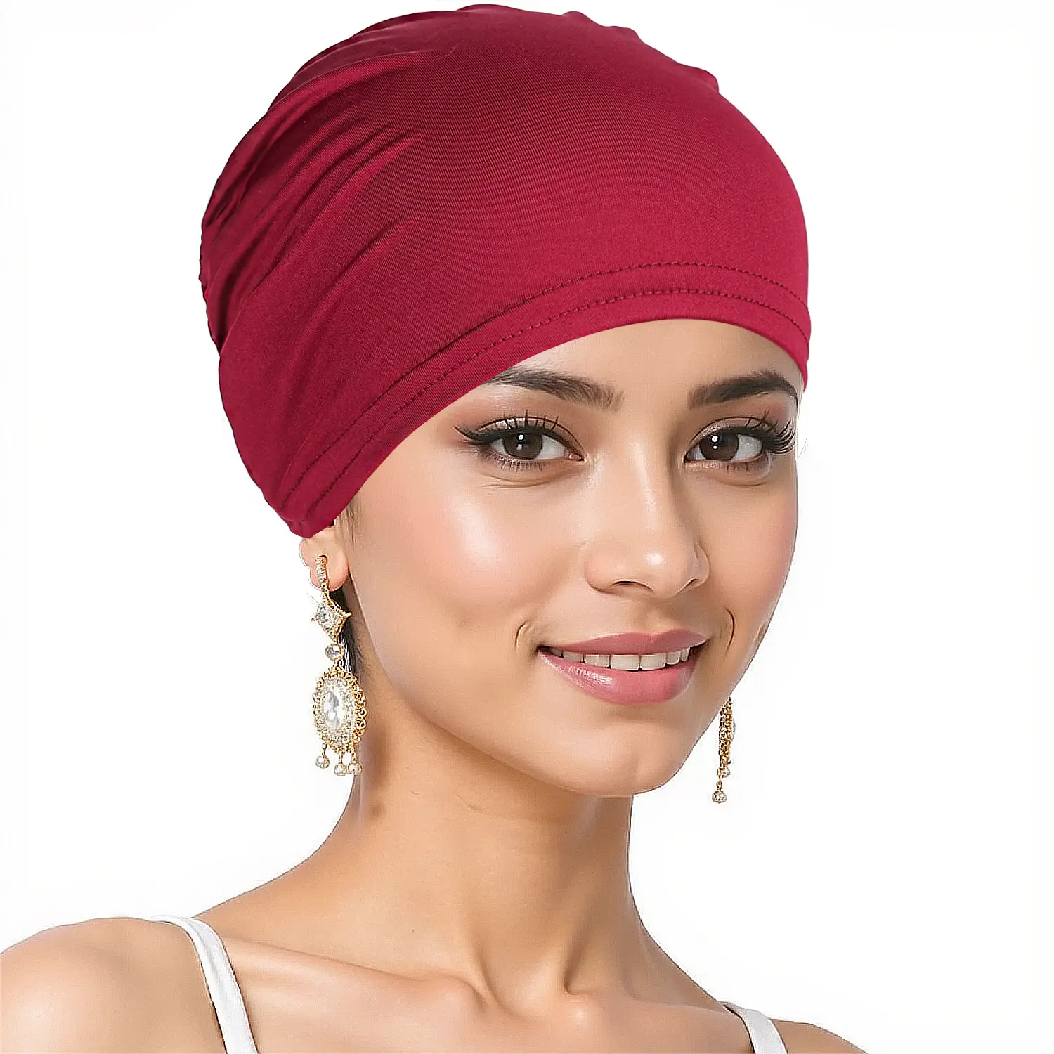 Blue Muslim Women's Base Headscarf Hat — feature 15