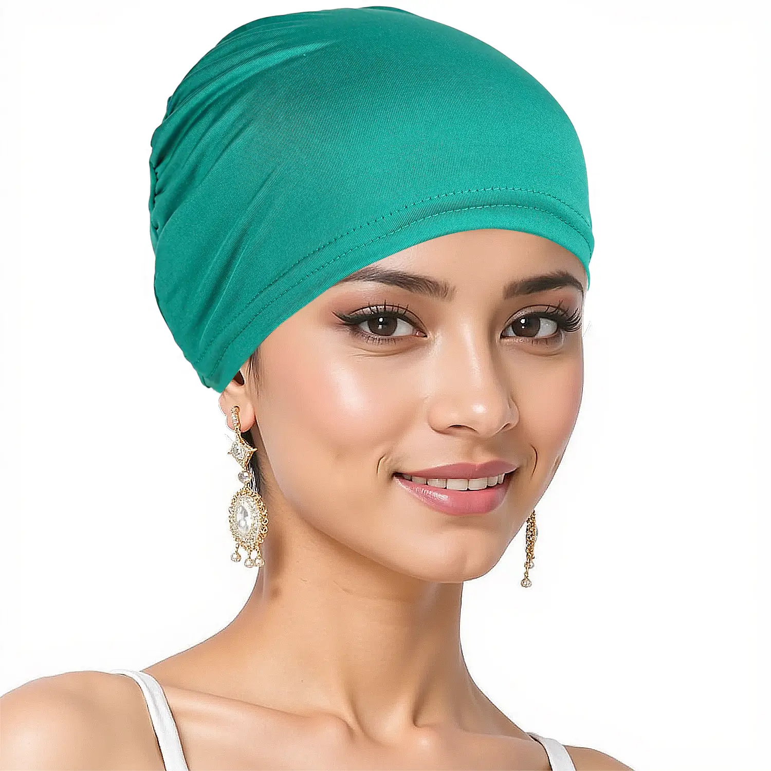 Blue Muslim Women's Base Headscarf Hat — feature 17