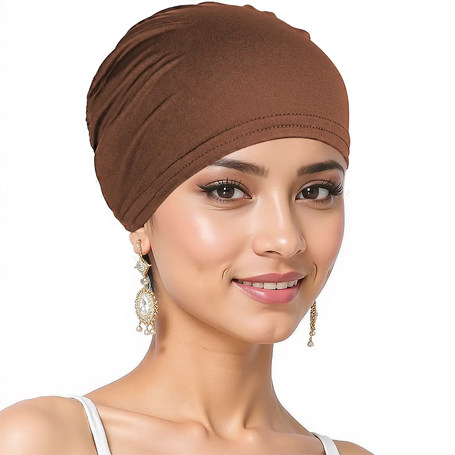 Blue Muslim Women's Base Headscarf Hat — feature 23