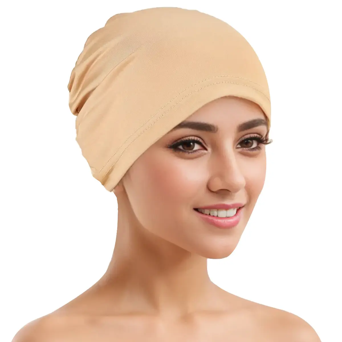 Blue Muslim Women's Base Headscarf Hat - Image 8