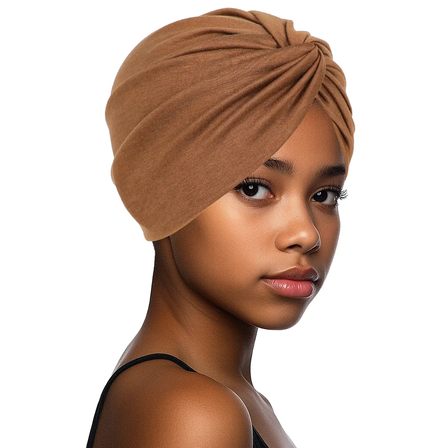 New Blue Elastic Cross Twist Headscarf for Women — feature 9