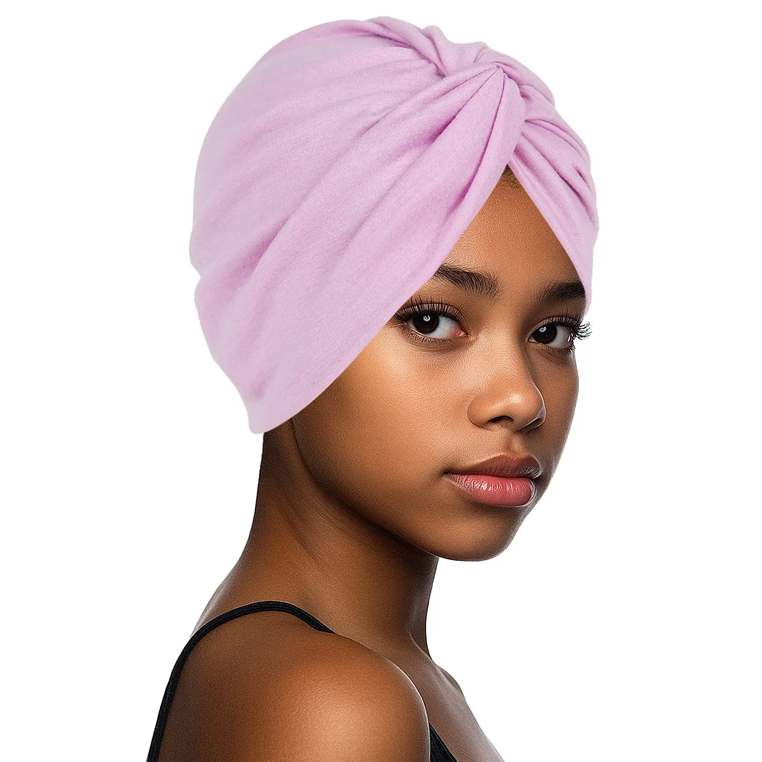 New Blue Elastic Cross Twist Headscarf for Women - Image 16