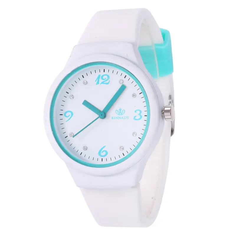 Women's Pink Silicone Quartz Watch with Cute Design - Image 5