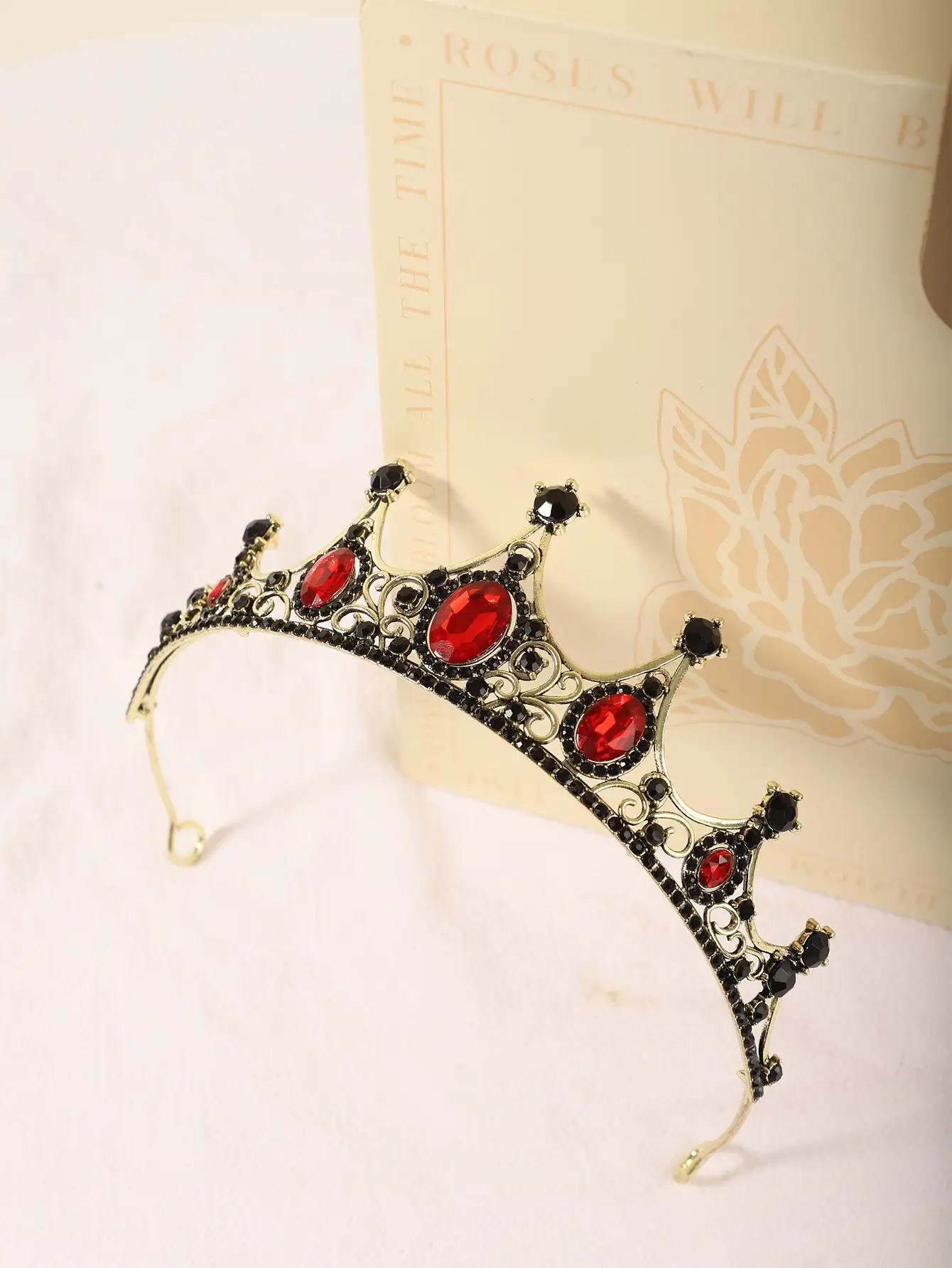 Princess Crown with Rhinestones for Bridal Wear — feature 10