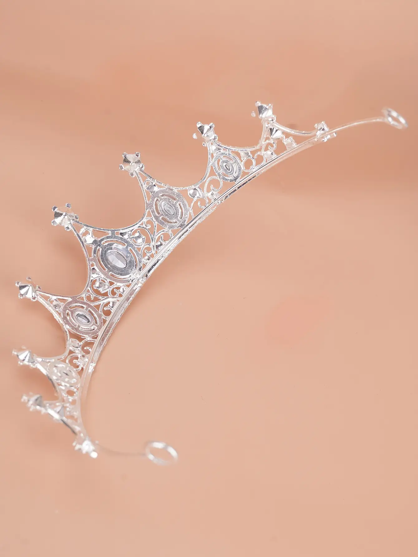 Princess Crown with Rhinestones for Bridal Wear — feature 11