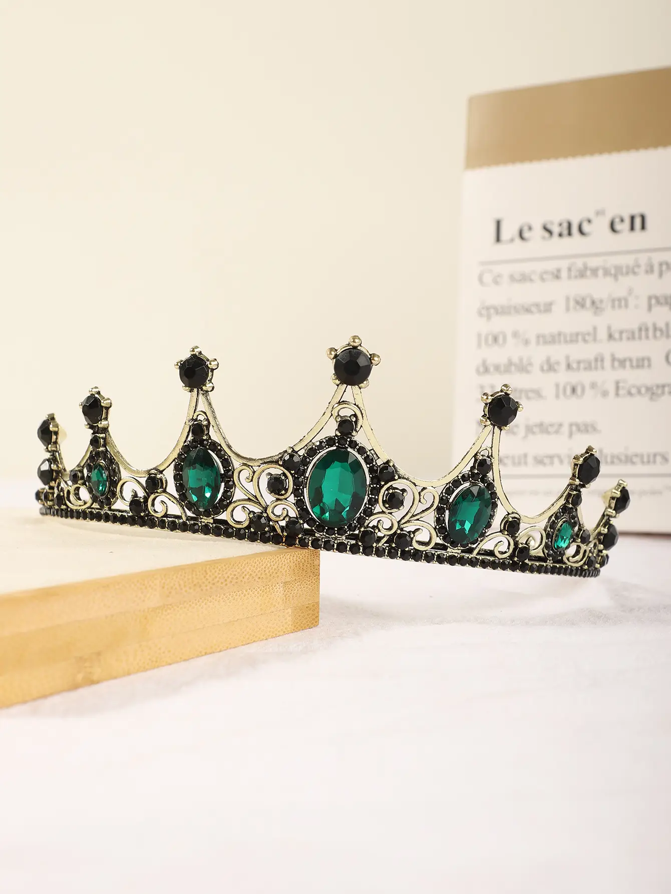 Princess Crown with Rhinestones for Bridal Wear — feature 6
