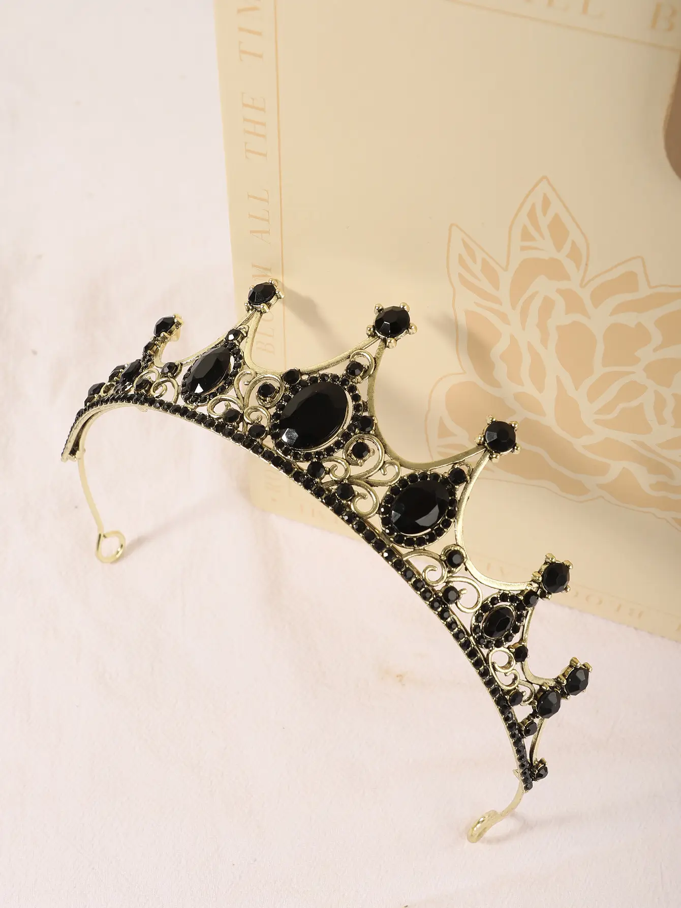 Princess Crown with Rhinestones for Bridal Wear — feature 8