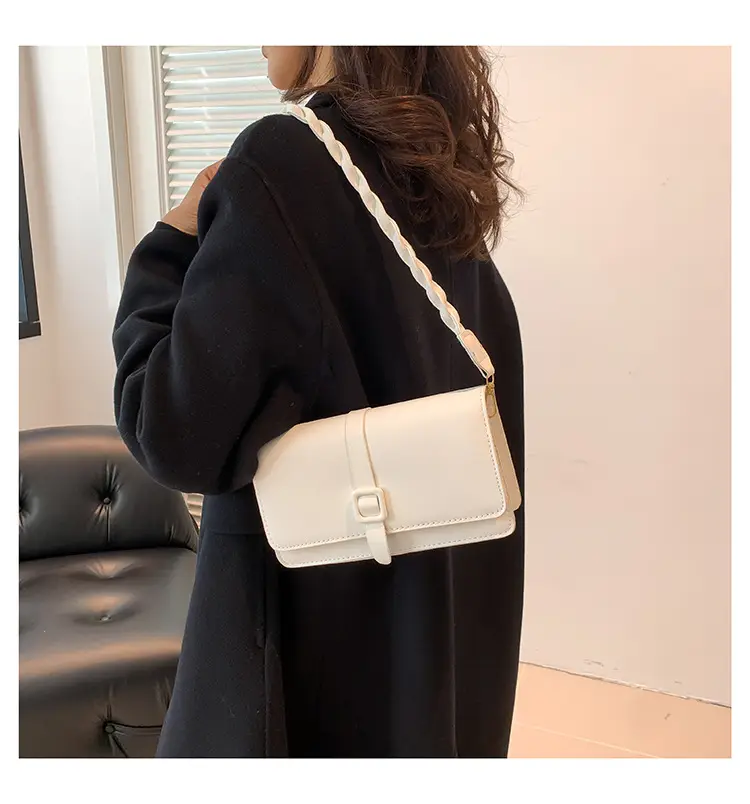 Women's Brown Leather Crossbody Bag 2023 Korean Style — feature 11
