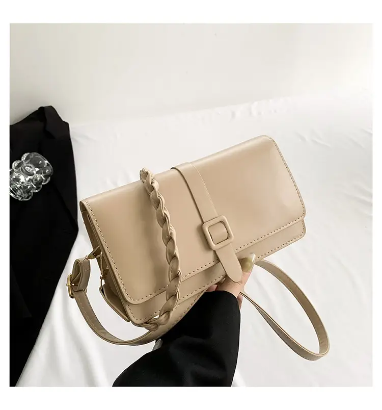 Women's Brown Leather Crossbody Bag 2023 Korean Style — feature 20