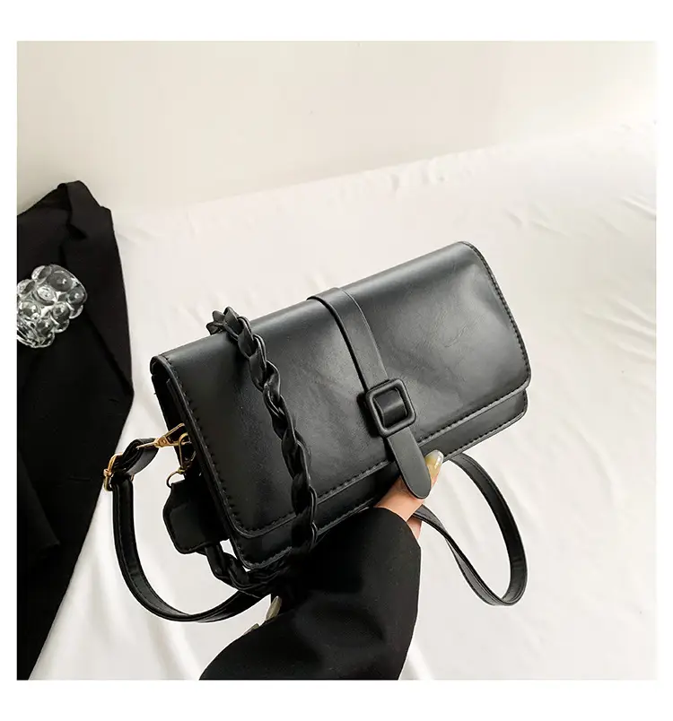 Women's Brown Leather Crossbody Bag 2023 Korean Style — feature 22