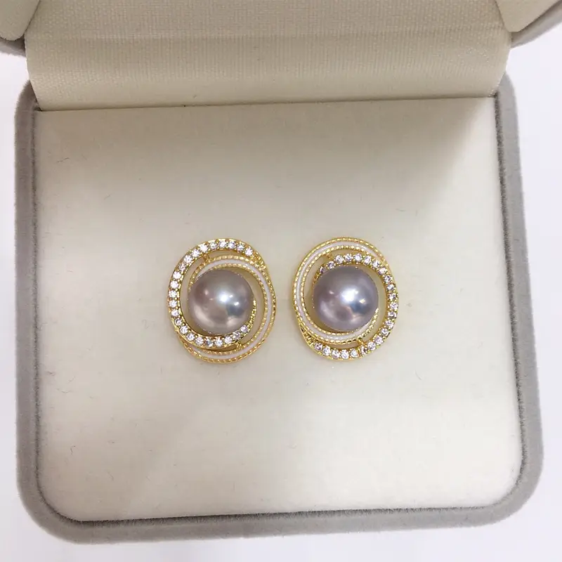 Zhuji Pearl Earrings 18K Gold Filled French Design — feature 11