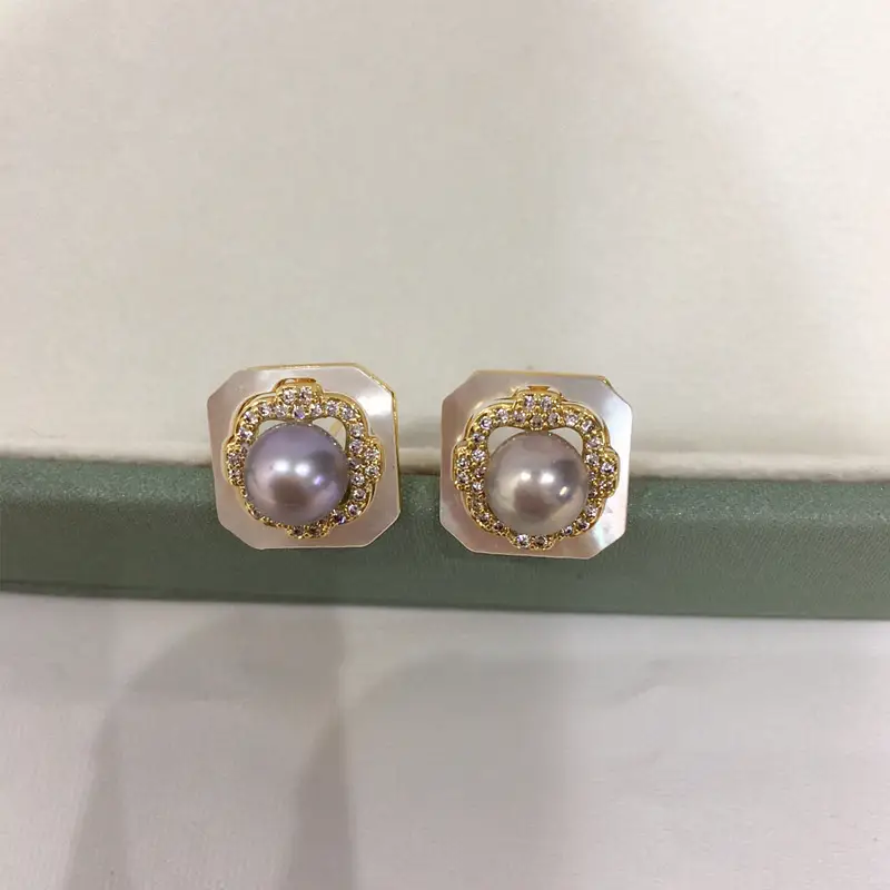 Natural Pearl Earrings for Women 18K Gold Filled — feature 4