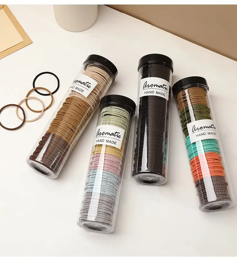 100 Pcs Rainbow Handmade Rubber Band Hair Ties — feature 17