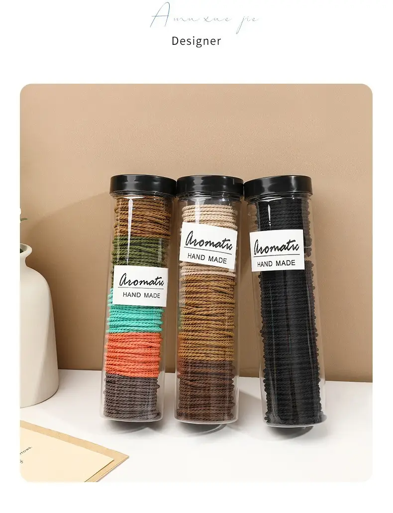 100 Pcs Rainbow Handmade Rubber Band Hair Ties — feature 6