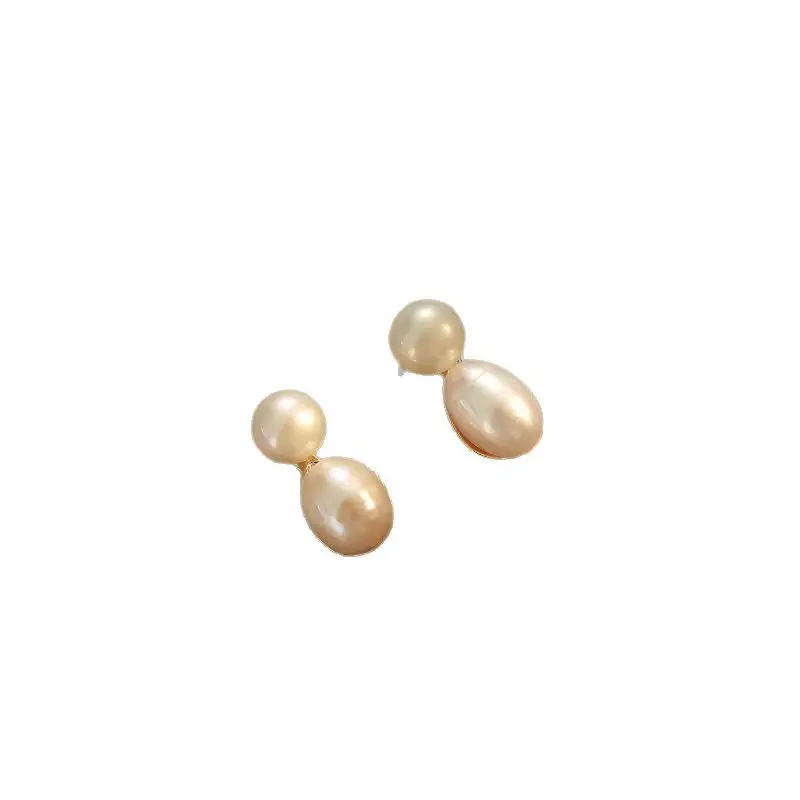 Natural Pearl Earrings for Women Simple S925 Silver - Image 4