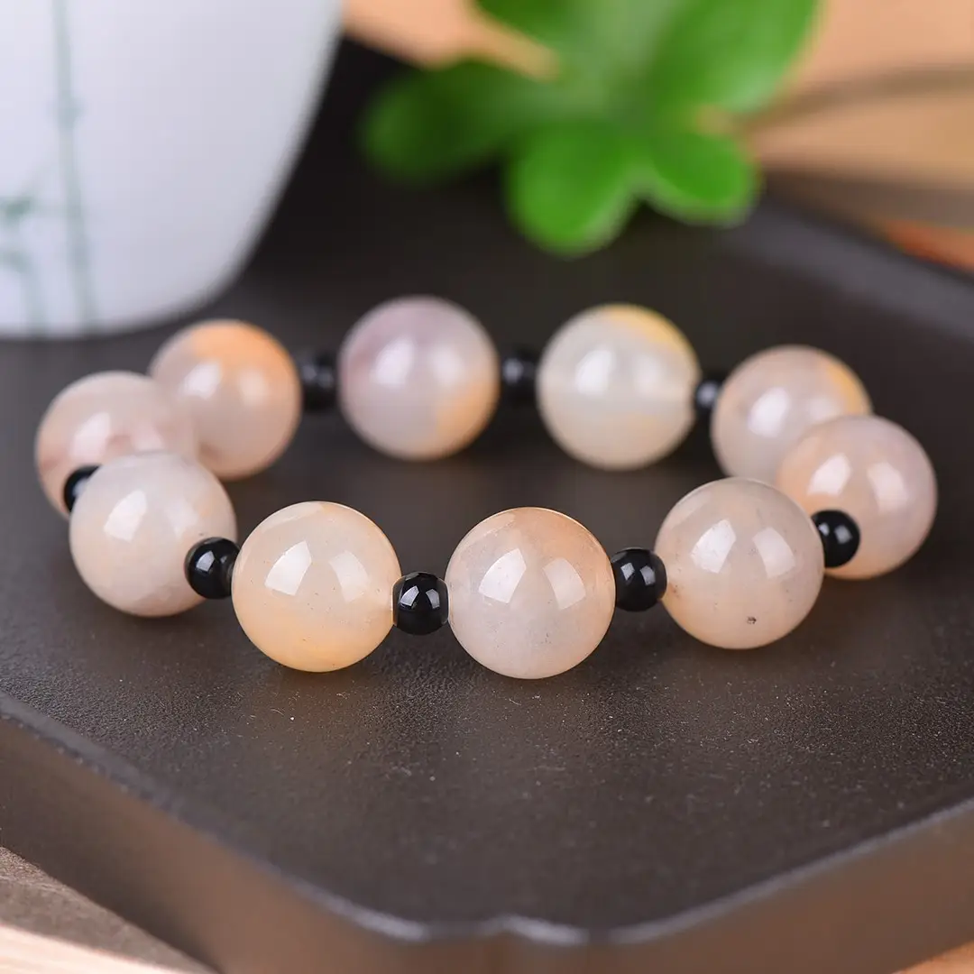Violet Pearl Bead Bracelet 10 Pcs - Image 2