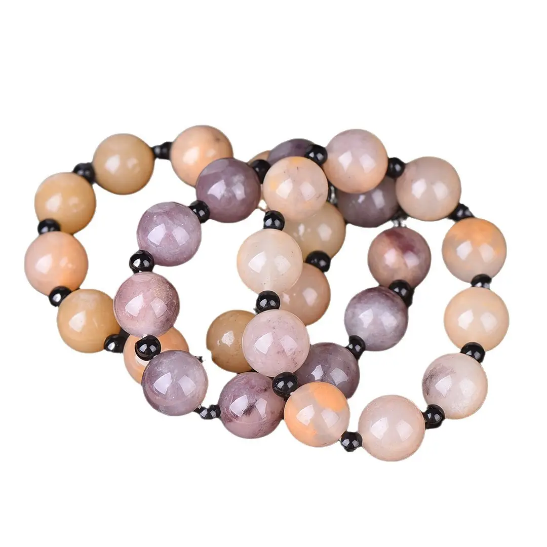 Violet Pearl Bead Bracelet 10 Pcs - Image 5