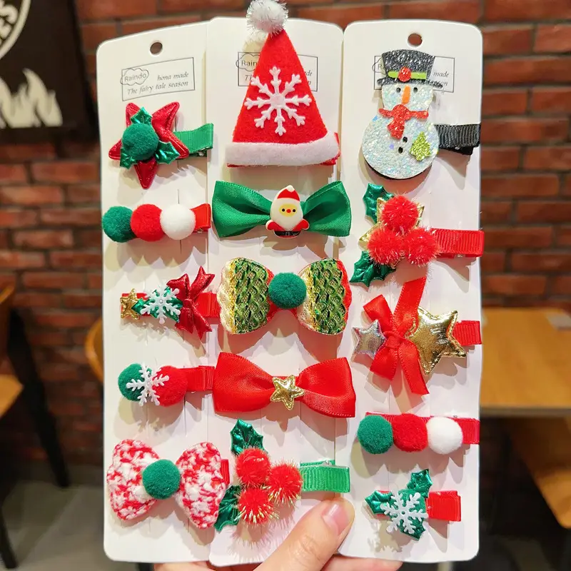 2025 Christmas Hair Clips Set for Kids & Girls — feature 1