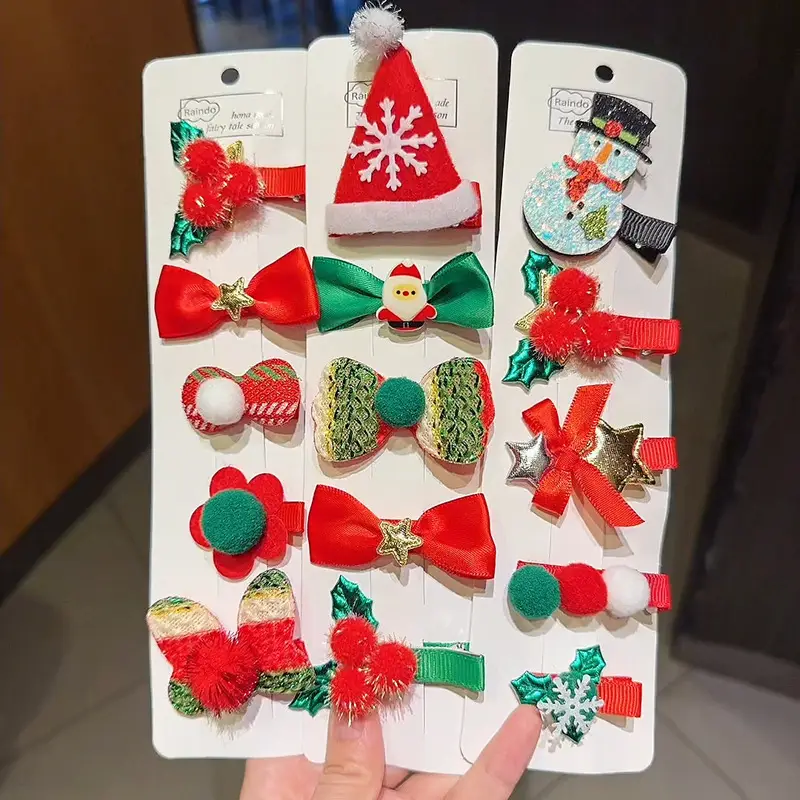 2025 Christmas Hair Clips Set for Kids & Girls — feature 12