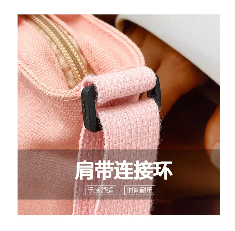 Pink Smile Face Messenger Bag for Women — feature 10