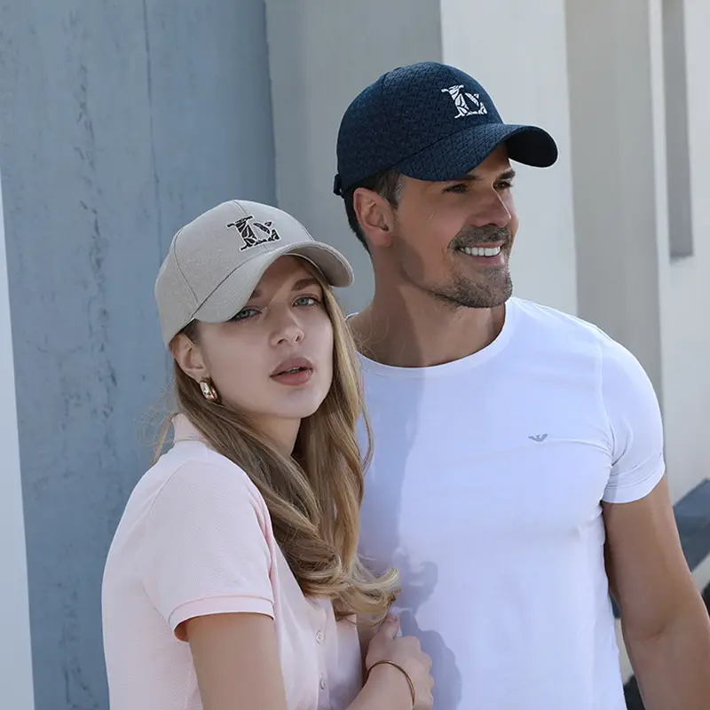 Men Women Light Pink Baseball Cap with L Embroidery - Image 10